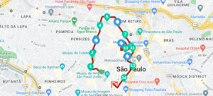 largada e a chegada da Corrida de São Silvestre 2024