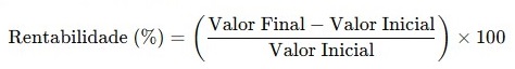 formula rentabilidade
