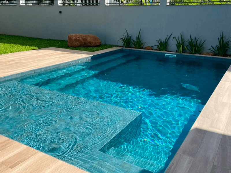 Piscina de alvenaria