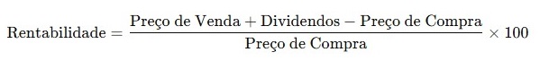 rentabilidade acoes